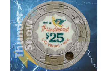 $25 Thunderbird Las Vegas Nevada Casino Chip