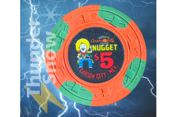 $5 Nugget Carson City Nevada Casino Chip