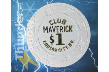 $1 Club Maverick Carson City Nevada Casino Chip