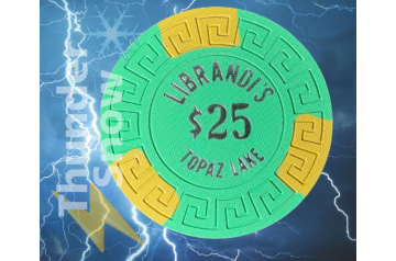 $25 Librandi's Topaz Lake Nevada Casino Chip