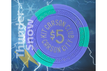 $5 Kit Carson Club Carson City Nevada Casino Chip